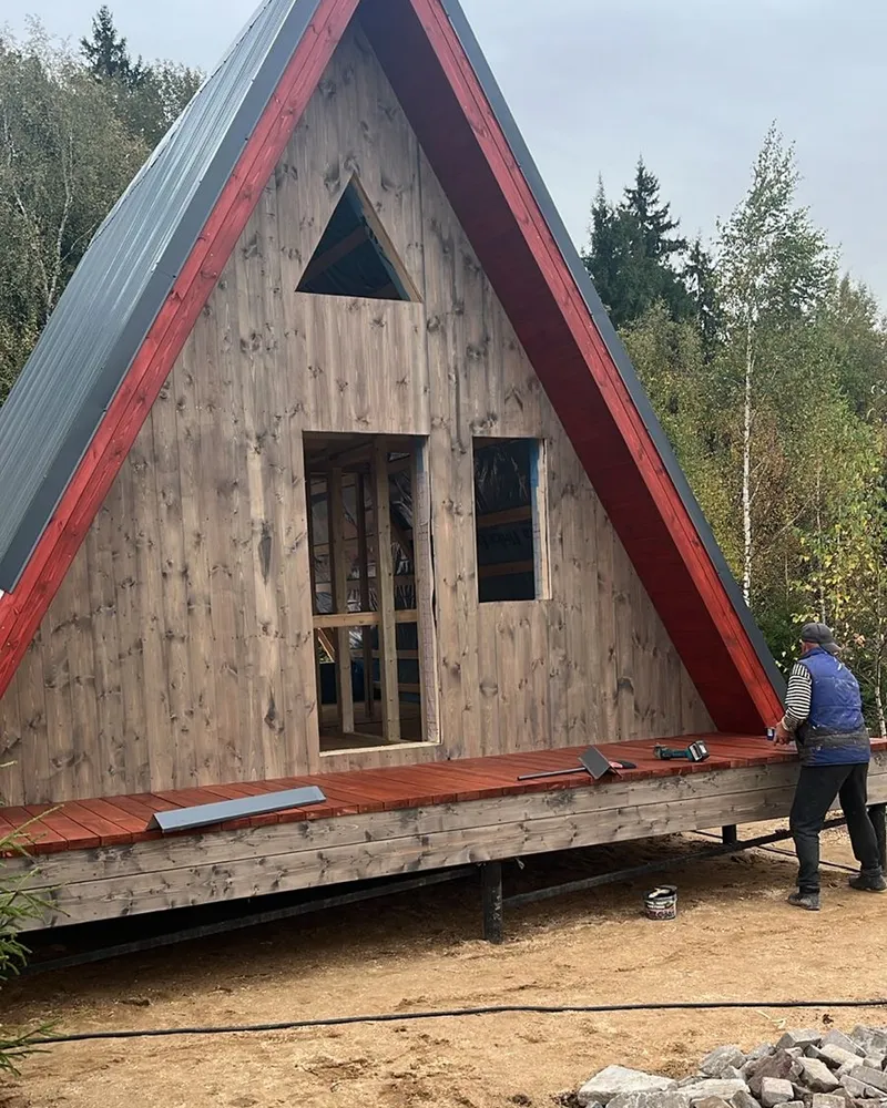Exterior house sheathing