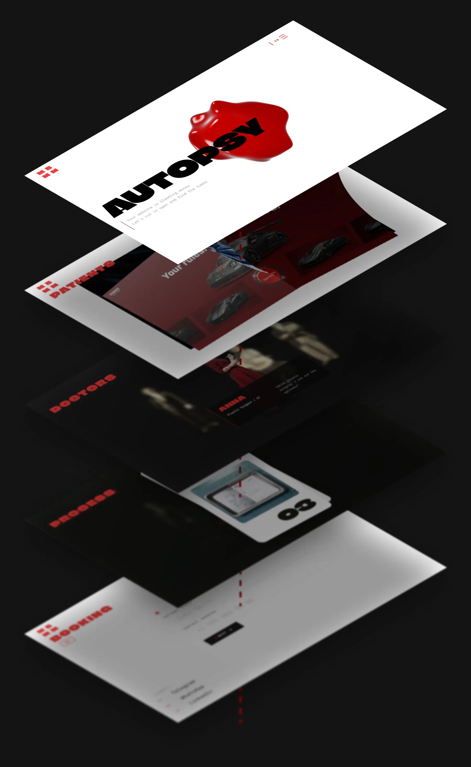 MADE BY MAD MEN concept sketch, vertical format